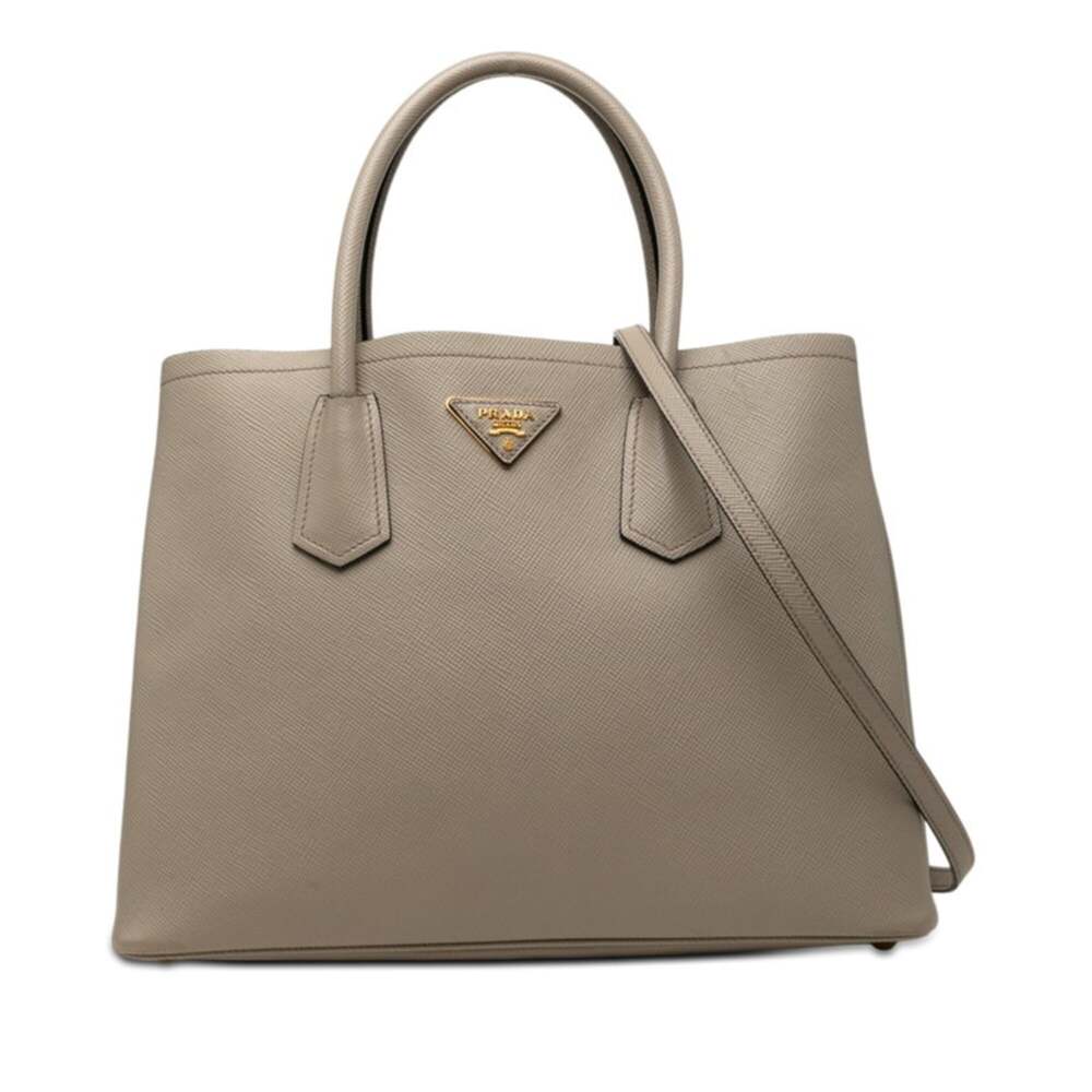 Prada Cuir Double Tote Saffiano Leather #325147P14B